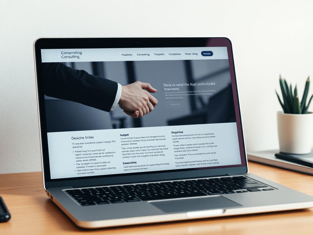 Ledger & Line Advisory — outdated website before the rebuild